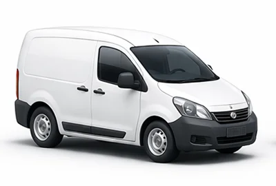 Dopravce Malá dodávka Fiat Doblo v Zaventem Belgie